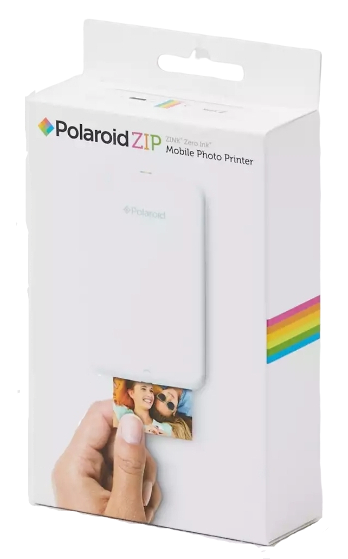 Polaroid - Polaroid ZIP Mobile Printer w/ZINK Zero Ink Printing Technology  - Compatible w/iOS & Android Devices - White - Avvenice