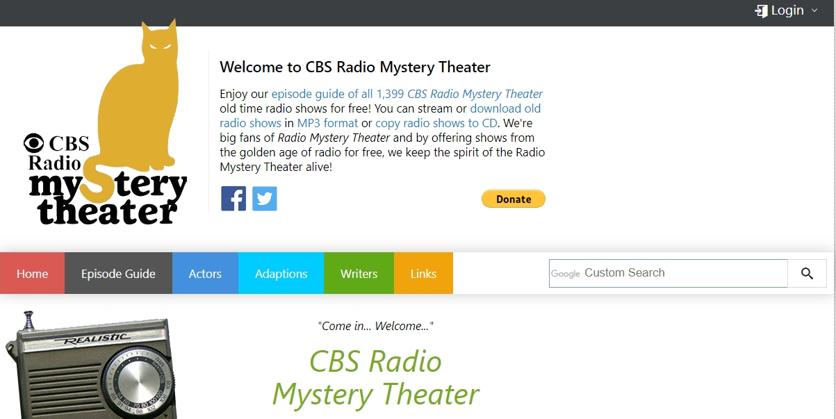 [Must-Visit Website]: CBS Radio Mystery Theater - JayDeeMahs.com